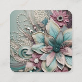 Creëer Your Own - Shabby Chic Papieren Bloemen Informatiekaartje (Achterkant)