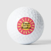 Creëer Your Own Sunshine Golfballen (Voorkant)