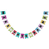 Creëer Your Own Swallowtail Pennant Banner (Alle)