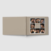 Creëer Your Own Wedding Photo Collage Monogram Gastenboek (Volledig)
