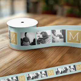 Creëer Your Own Wedding Photo Collage Monogram Lint