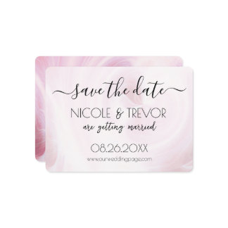 Creëer Your Own - Wit licht wervelt Save The Date