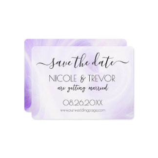 Creëer Your Own - Wit licht wervelt Save The Date