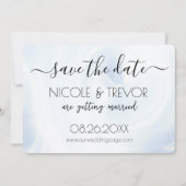 Creëer Your Own - Wit licht wervelt Save The Date (Voorkant)