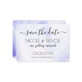 Creëer Your Own - Wit licht wervelt Save The Date