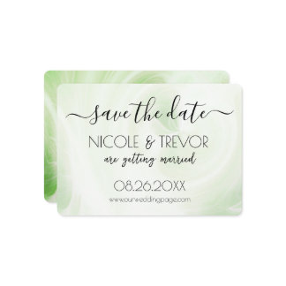 Creëer Your Own - Wit licht wervelt Save The Date