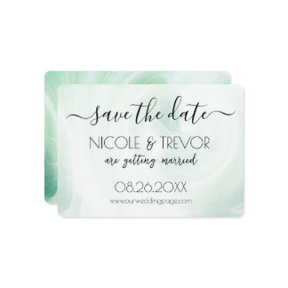 Creëer Your Own - Wit licht wervelt Save The Date