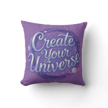 Creëer Your Universe - Kosmische typografie Kunst