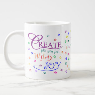 Creëer zoals jij je voelt Wilde Joy Extra Grote Beker