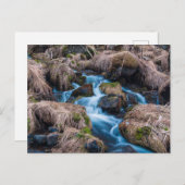 Creek in ijsland briefkaart (Voorkant / Achterkant)