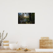 Creek met Bridge Poster (Keuken)