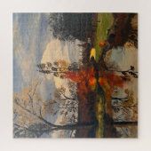 Creek Side in herfst, Origineel door Gary Poling Legpuzzel (Verticaal)