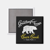 Creek State Park Beer wissen Magneet (Voorkant / Achterkant)