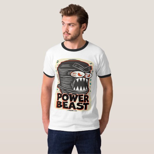 Creekrat Cartoon Studios Power Beast T-shirt (Voorkant volledig)