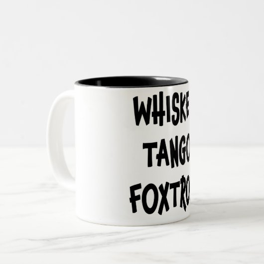 Creekrat Cartoon Studios WTF Mug (Devant gauche)