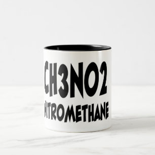 Creekrat Cartoons Nitromethaan CH3NO2 Tweekleurige Koffiemok