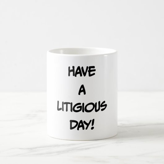 Creekrat Dessins amusants Avocat Avocat Mug (Centre)