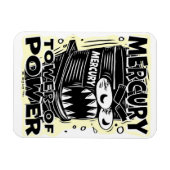 Creekrat Mercury Tower of Power Magnet Magneet (Horizontaal)