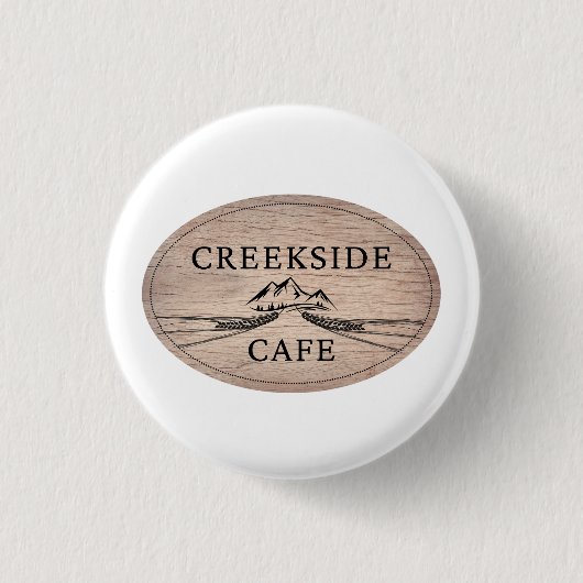 Creekside Cafe Collectible Pin Ronde Button 3,2 Cm (Voorkant)