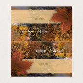 Creekside woods feuille d'érable automne invités m (Outside Unfolded)