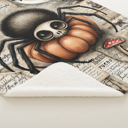 Creep & Curiosity - De pompoenbaars Sherpa Deken (3/4)