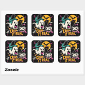 Creep het echt | ExDesigner | Halloween Vierkante Sticker (Vel)