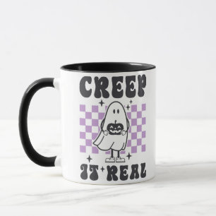 Creep It Echt Schattige Ghost White Halloween Mok