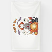 Creep It Echte Halloween Clown Spandoek (Verticaal)