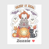 Creep It Echte Halloween Clown Sticker (Vel)