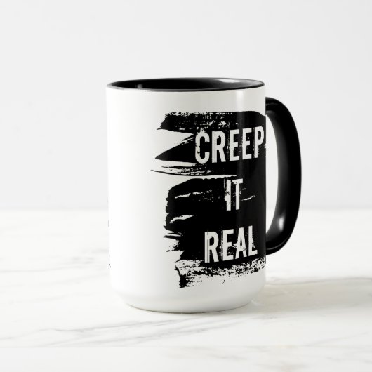 Creep it real Funny Halloween Mok (Voorkant rechts)