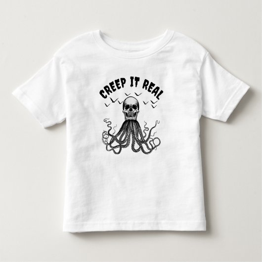 CREEP IT REAL FUNNY HUMOROUS HALLOWEEN T-Shirt (Voorkant)