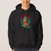 Creep It Real Gingerbread Dance Groovy Retro Chris Hoodie (Voorkant)