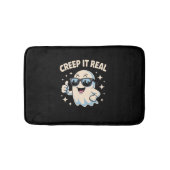 Creep It Real, Schattigee Halloween-geest Badmat (Voorkant)