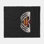 Creep It Real, Skeleton Handen Toon Hart Fleece Deken (Voorkant (Horizontaal))