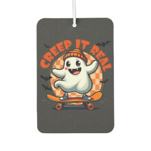 Creep it Real Spooky Halloween Ghost Skating Board Luchtverfrisser