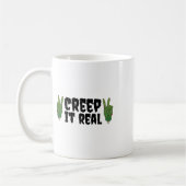 Creep It Real Zombie Hand Halloween Zombie Koffiemok (Links)
