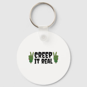 Creep It Real Zombie Hand Halloween Zombie Sleutelhanger
