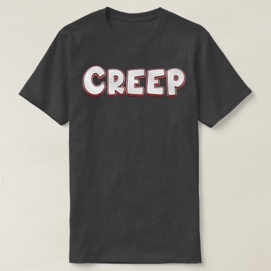 Creep radiohead 5 t-shirt (Design voorkant)
