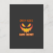 Creep Vibes Dark Energy _ Trendy Horror Streetwear Briefkaart (Voorkant)