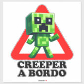 Creeper on board sticker (Vel)