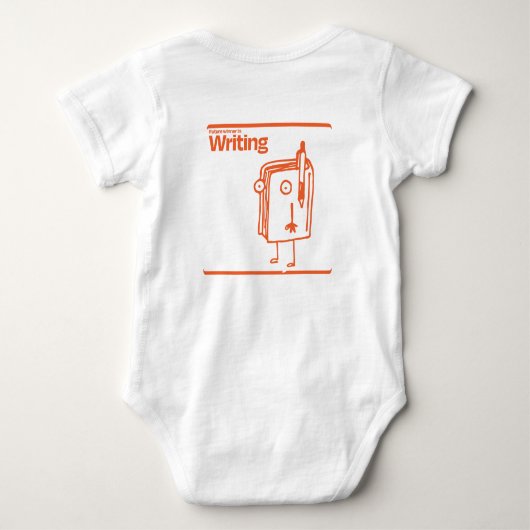 Creeper schrijven romper (Achterkant)