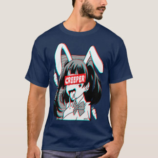 Creeper Waifu Bunny T-shirt