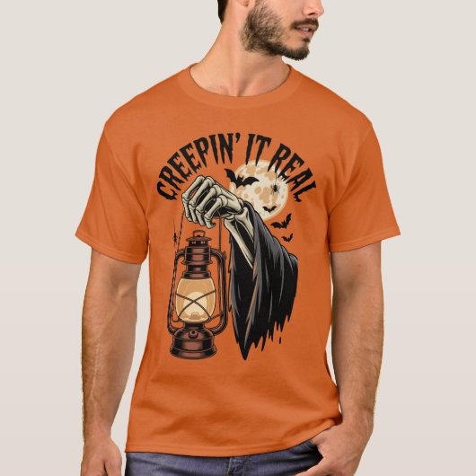Creepin It Real Creep It Real Halloween T-shirt (Voorkant)