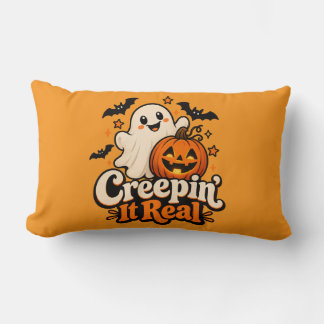 “Creepin’ It Real” Mooie Halloween Kinderen Lendek Kussen