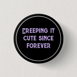 Creeping it Schattige! pastelkleurige Gothic Ronde Button 3,2 Cm