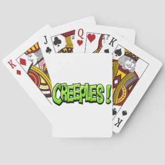 Creeples spelen kaarten