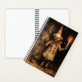 Creepmas Spooky Gothic  Clown Notitieboek (Binnen)