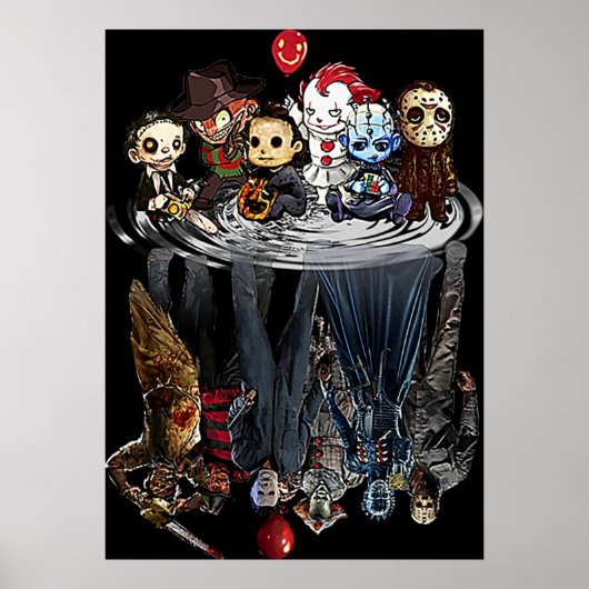 Creeps Halloween Horror Movies Gift Poster (Voorkant)