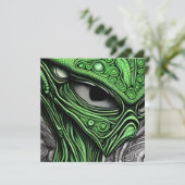 Creepy Abstract Alien (Staand voorkant)