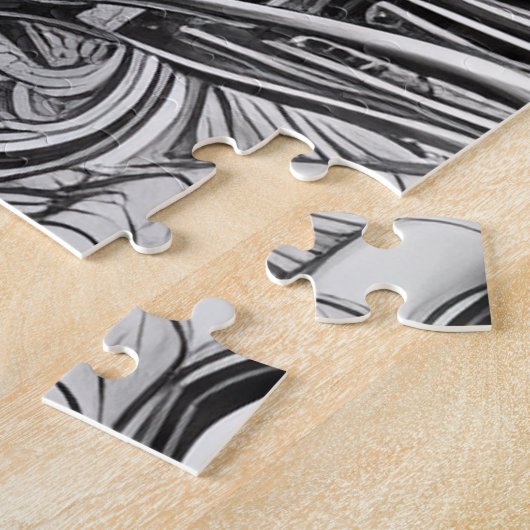 Creepy Abstract Alien Legpuzzel (Zijkant)